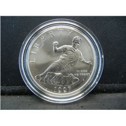 1997 S Jackie Robinson BU Silver Dollar Commemorative Low Mintage