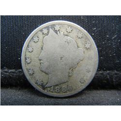 1886 Liberty Nickel G+ Key Date