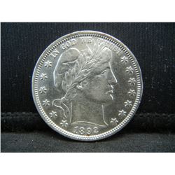 1892 Barber Half Dollar BU Better Date