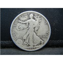 1917 Walking Liberty Half Dollar Nice
