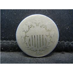 1876 Shield Nickel Better Date