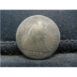 1889 Seated Dime