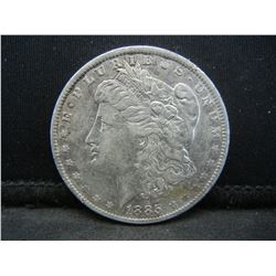 1885 O Morgan Dollar AU