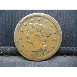 1851 Large Cent Strong Details