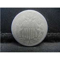 1876 Shield Nickel Better Date