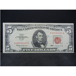 1963 $5.00 Red Seal