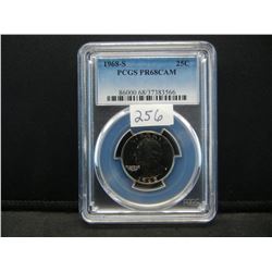 1968-S PCGS PR68CAM United States Washington Quarter