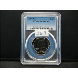 1970-S PCGS PR68 CAM United States Washington Quarter