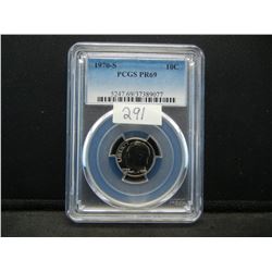 1970-S PCGS PR69 United States Roosevelt Dime
