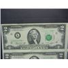 Image 2 : Uncut Sheet of 16 United States $2.00 Federal Reserve Notes, Has Been Folded