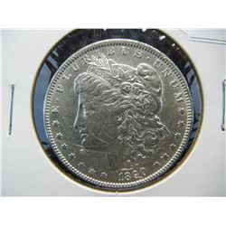 1890-P United States Morgan Silver Dollar AU