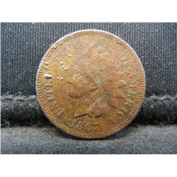 1867 United States Indian Head Penny Cent