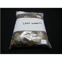 1,000 Count United States Lincoln Wheat Penny Cents