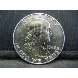 1949-P United States Franklin Silver Half Dollar
