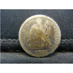 1891 United States Seated Liberty Silver Dime
