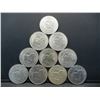 Image 2 : 10 Count Mixed Eisenhower Ike Clad Dollars