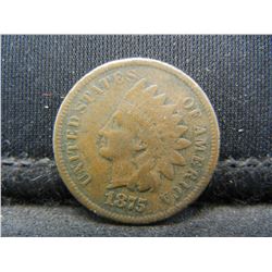 1875 United States Indian Head Penny Cent