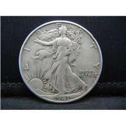 1941-D United States Walking Liberty Silver Half Dollar