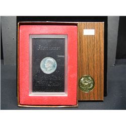 1971-S United States Proof Eisenhower Ike 40% Silver Dollar in Original Packaging