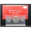 Image 1 : 1976 United States Bicentennial 40% Silver Uncirculated 3 Coin Set in Original Packaging