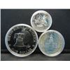 Image 3 : 1976 United States Bicentennial Proof 40% Silver 3 Coin Set in Original Packaging