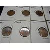 Image 8 : (60) Wheat Cents in Flips Bu's Noted Earlier Dates and Steel Cents Noted Also