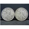 Image 1 : 1920 S and 27s Walking Liberty Half Dollars Better Date