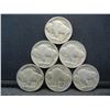 Image 2 : 1917,18,21,23,24d,25 Buffalo Nickels Better Datres