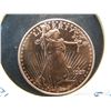 Image 1 : 1927 St. Gaudens 1/4 Oz. .999 Pure Copper