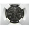 Image 2 : 2005 Canadian VE-Day Anniversary Nickel NGC MS 66