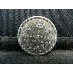 1872 Canadian Silver Nickel