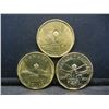 Image 1 : (3) 2017 Canadian Dollars, With Designs