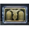 Image 1 : CLAD Gold One Oz. Ten Commandments Bar CLAD