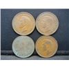 Image 2 : (4) GREAT BRITAIN 1/2 PENNIES (1907/1938/1947/1952)