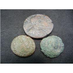 (3) 175-330 AD ANCIENT ROMAN COINS