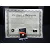 Image 1 : (MARS ROCK), MARTIAN METEORITE NWA 998, CERTIFICATE OF AUTHENTICITY (COA)