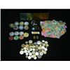 Image 1 : HUGE LOT (24.13 OZ) OF "JUNK DRAWER COLLECTABLES" (SILVER/PROOF TOKENS/VIALS/ARROW HEADS/FOREIGN COI