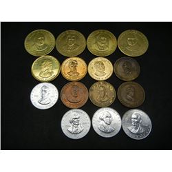 (15)-PRESIDENTIAL COINS, SOME UNC