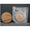 Image 1 : (2) TREASURY MINT COINS (1874 SAN FRANCISCO MINT/DENVER MINT-SEALED)