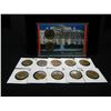 Image 1 : Presidential Dollars, Uncirculated Edition. Franklin Mint presidential medals. No repeats.
