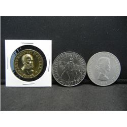 1965 Churchill Coin, 1977 British Coin, 1894 Mackenzie Bowell Medal