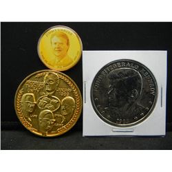 1985 JFK Double Eagle, Jimmy Carter Commemorative Dollar, 1969 Progress Through Unity Coin
