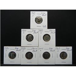 7 Different Proof Roosevelt Dimes