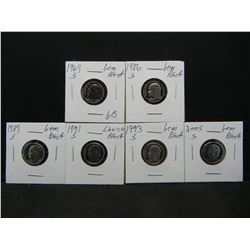 6 Different Proof Roosevelt Dimes