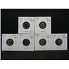 Image 1 : 6 Different Proof Roosevelt Dimes