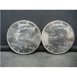 2014 P&D Kennedy Half Dollars