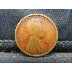 1909 Partial Wheat Lines First Year of Issue Lincoln Cent