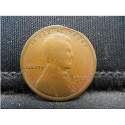 1912 Rim Clip Lincoln Cent