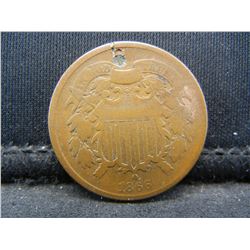 1866 Two Cent Piece