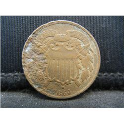 1864 Two Cent Piece